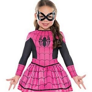 Spider-Girl Classic Costume Small 4-6 PINK 415